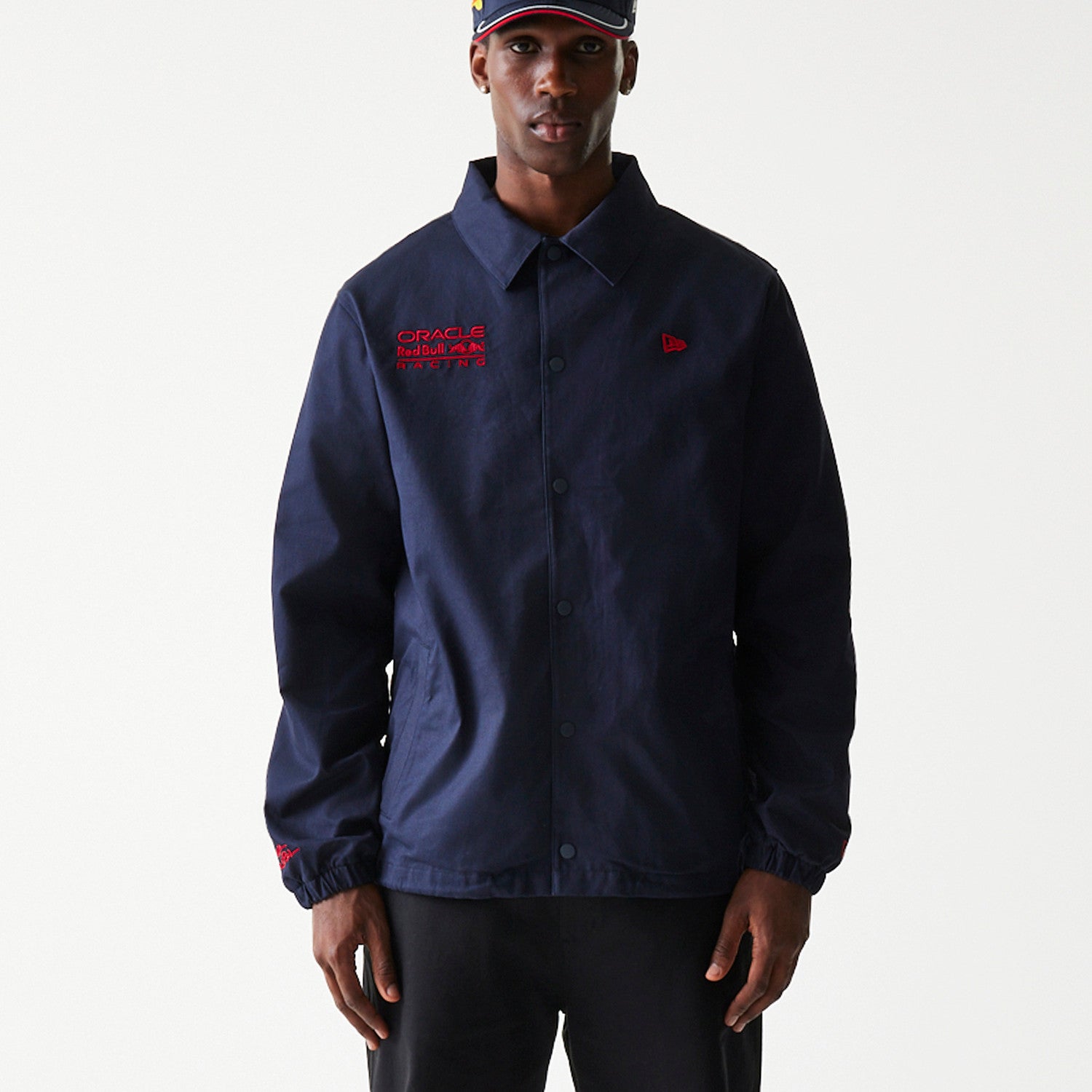 Red Bull Racing F1 Oversized Coaches Jacket Adults - Night Sky