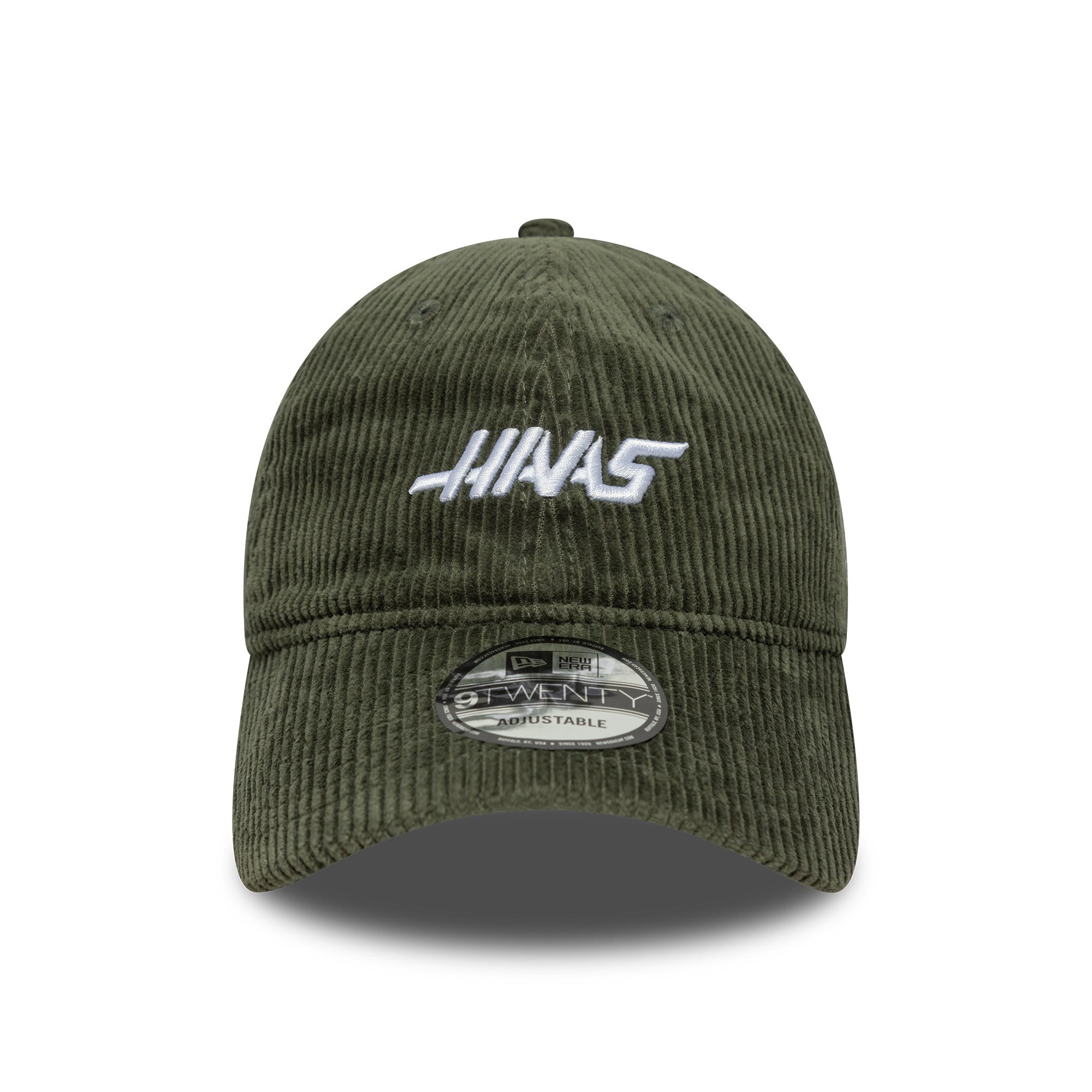 Haas F1 Cord 9Twenty Cap Adults - Medium Green