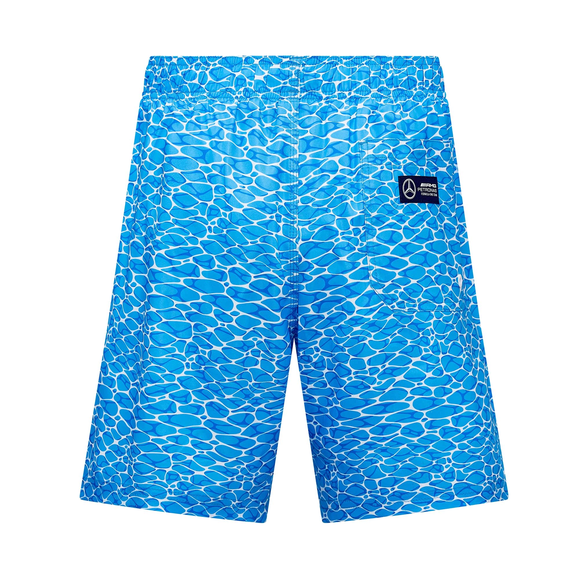 Mercedes Amg Petronas SE George Russell Swim Shorts No Diving Mens - Blue