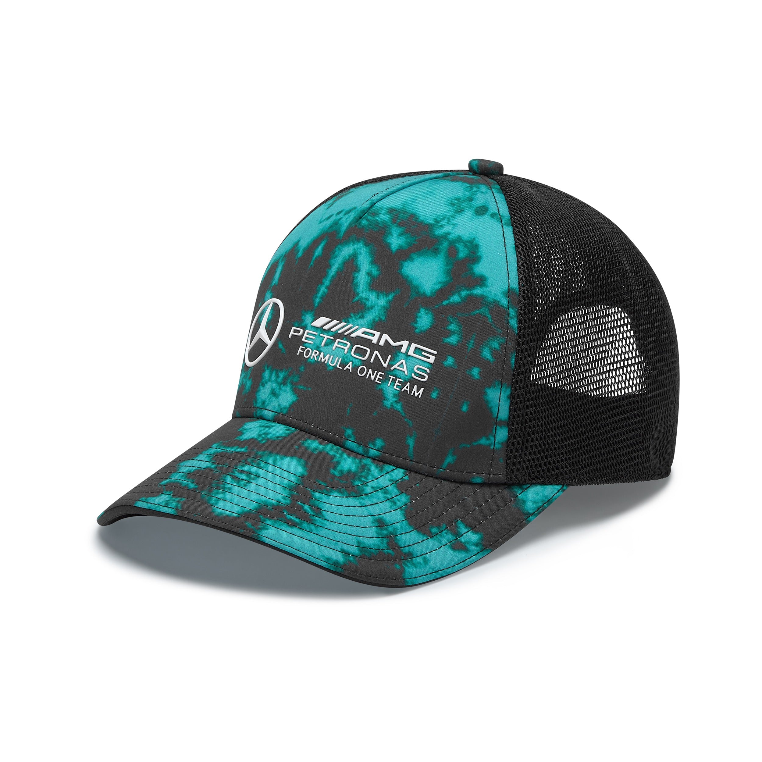 Mercedes AMG Petronas F1 Tie Dye Cap Unisex - Multicolour