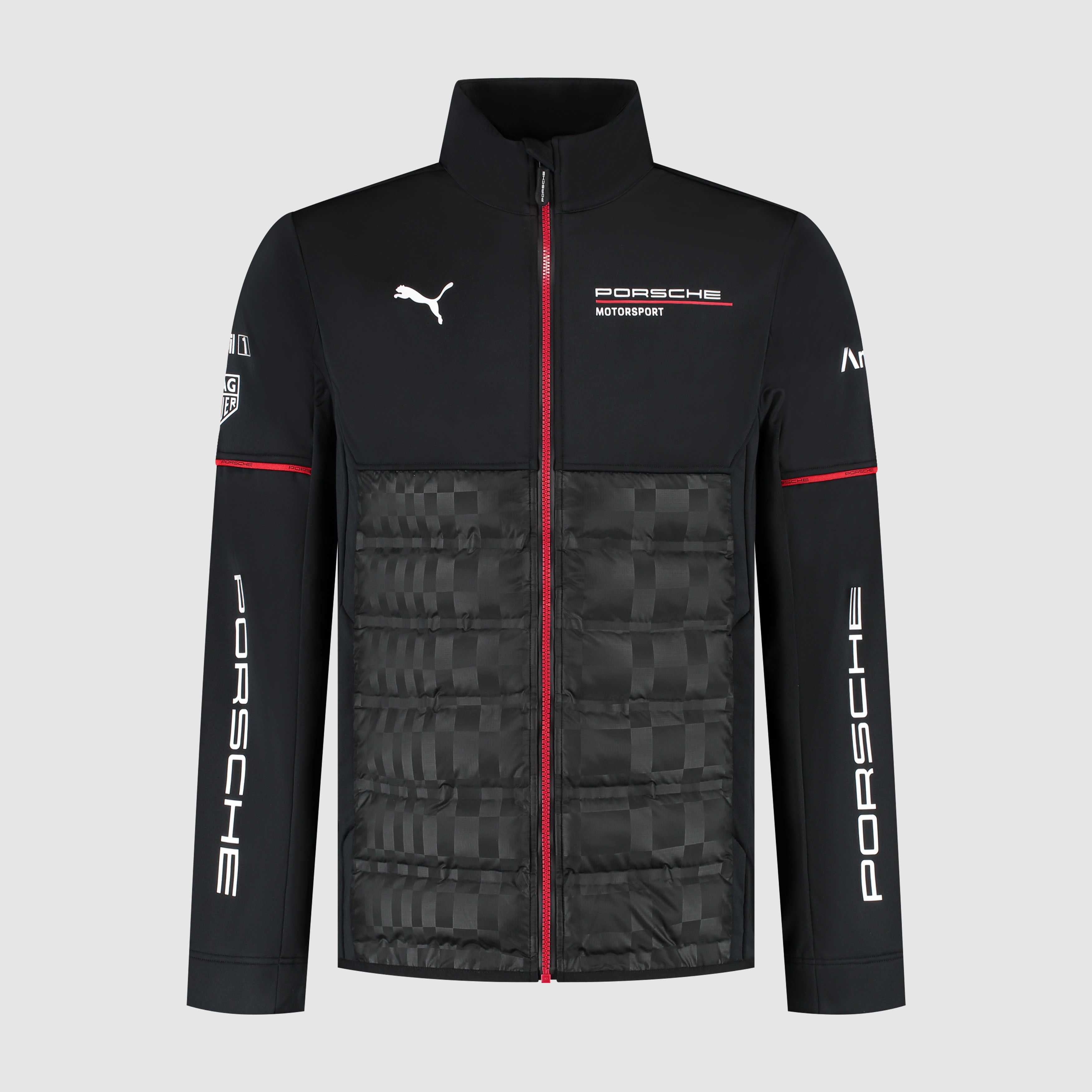 Porsche Motorsport Team 2025 Hybrid Jacket Mens - Black