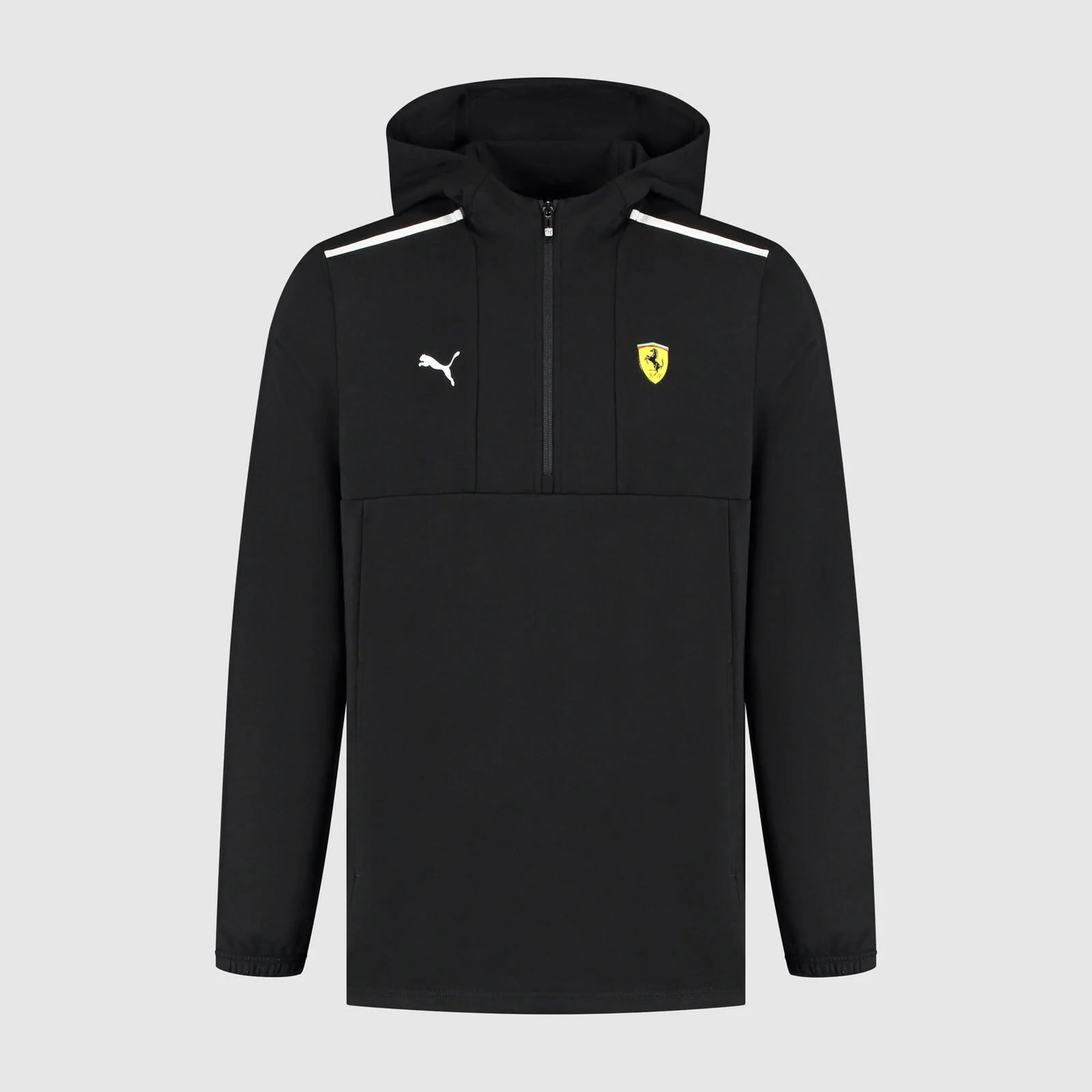 Scuderia Ferrari F1 Quarter Zip Mens - Black