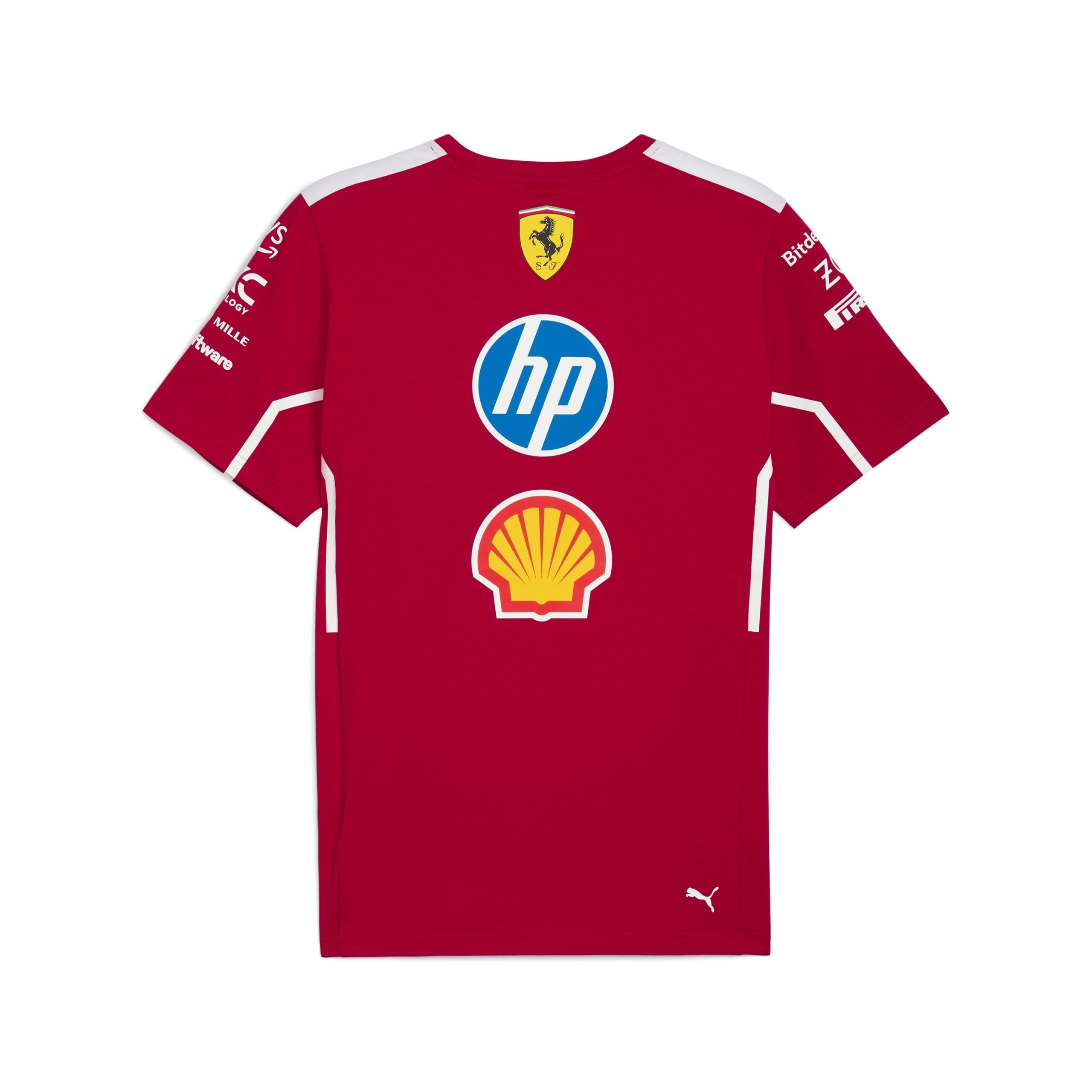 Scuderia Ferrari F1 Team 2025 Tee Womens - Dark Cherry