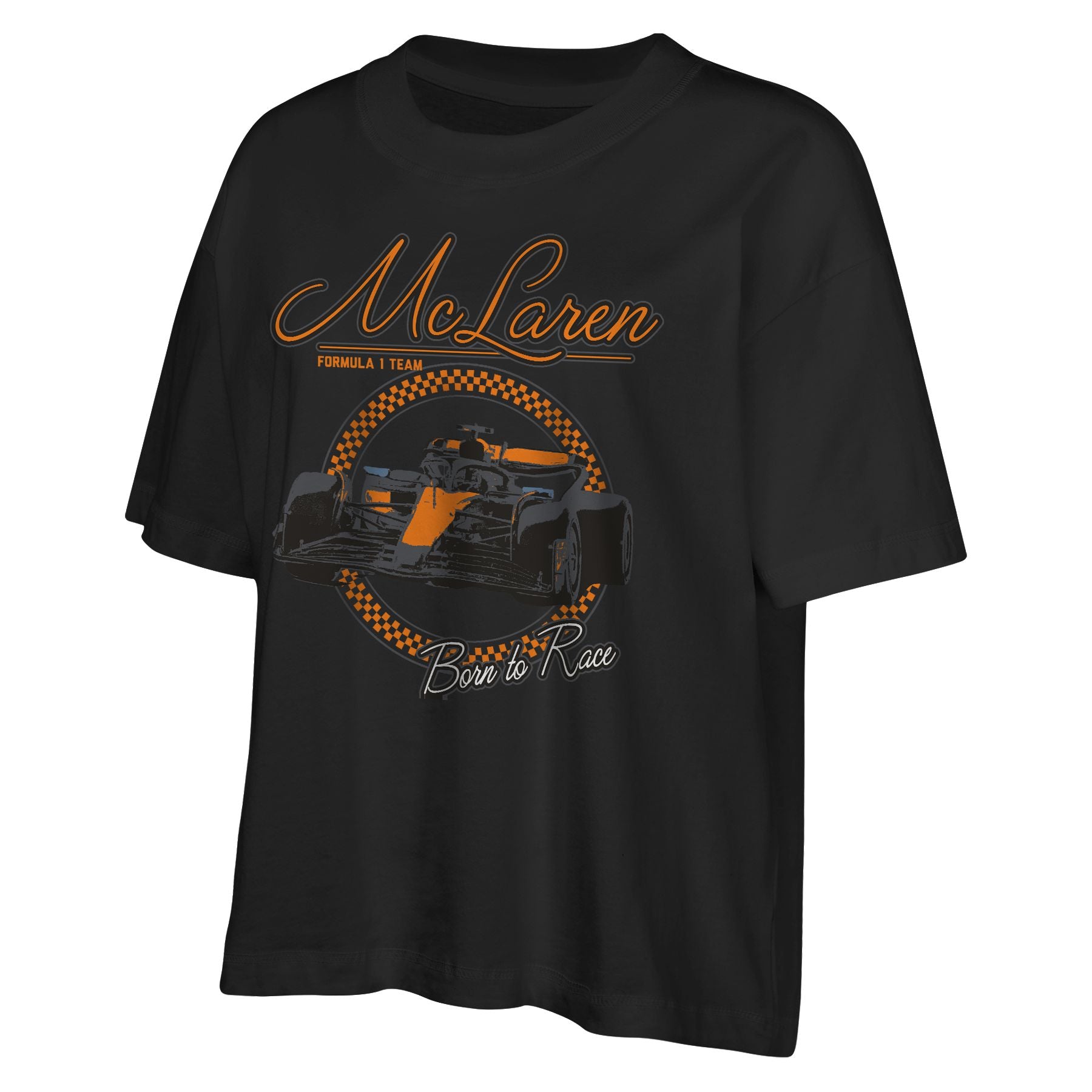 McLaren Racing F1 Circuit Girl Oversized Tee Womens - Black