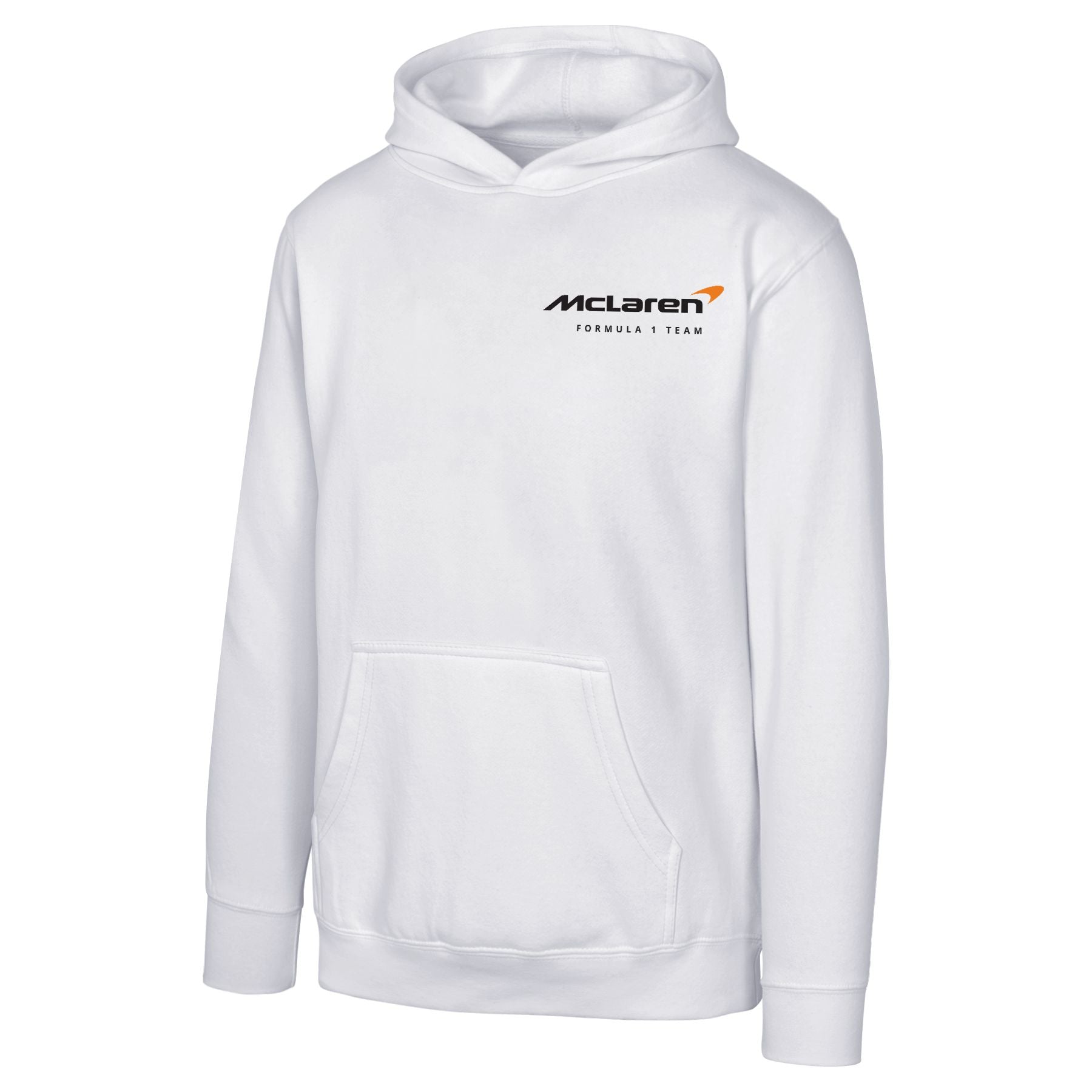 McLaren Racing F1 Retro Pullover Hoodie Mens - White