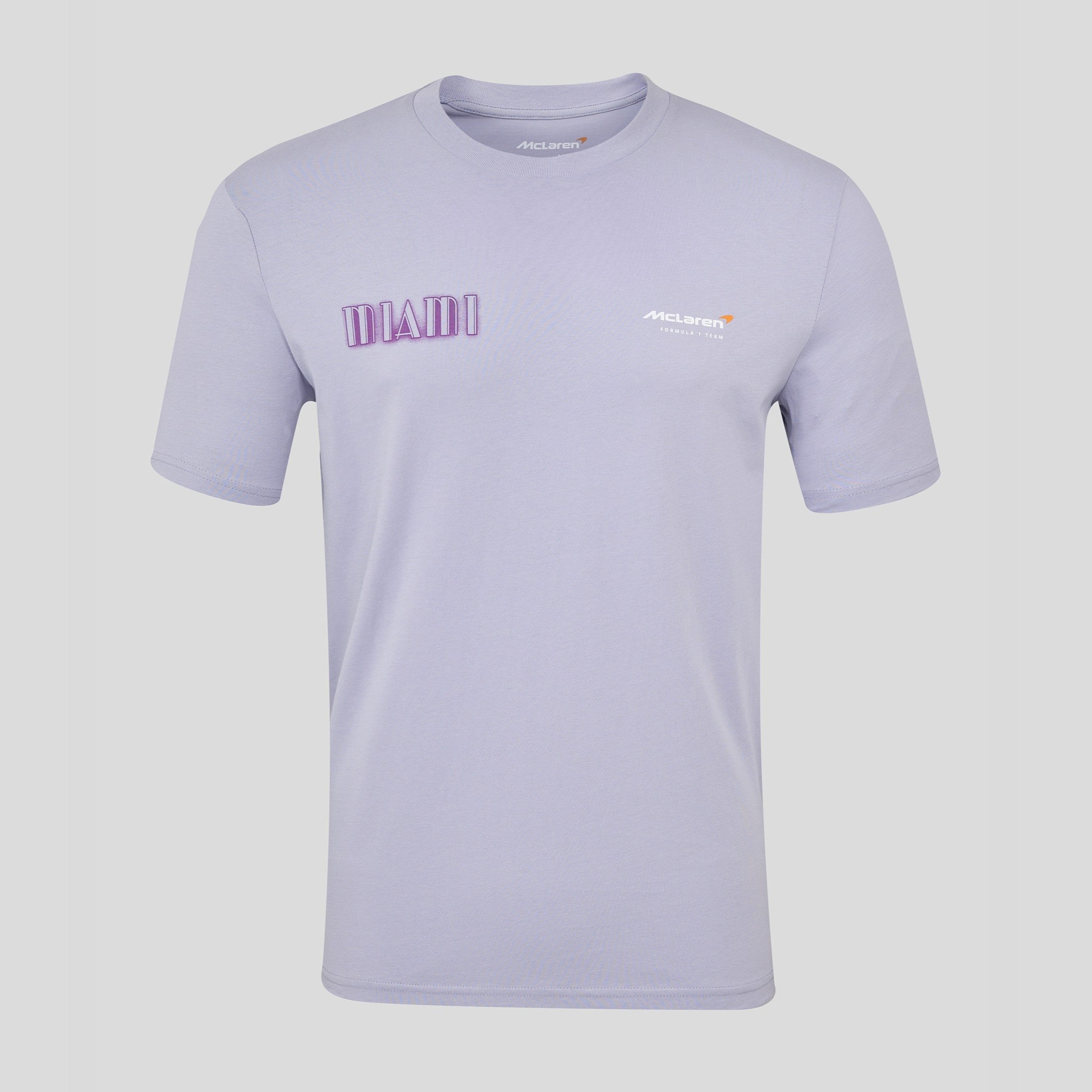 McLaren Racing F1 Miami Race Relaxed Fit Graphic Tee Unisex - Lavendar