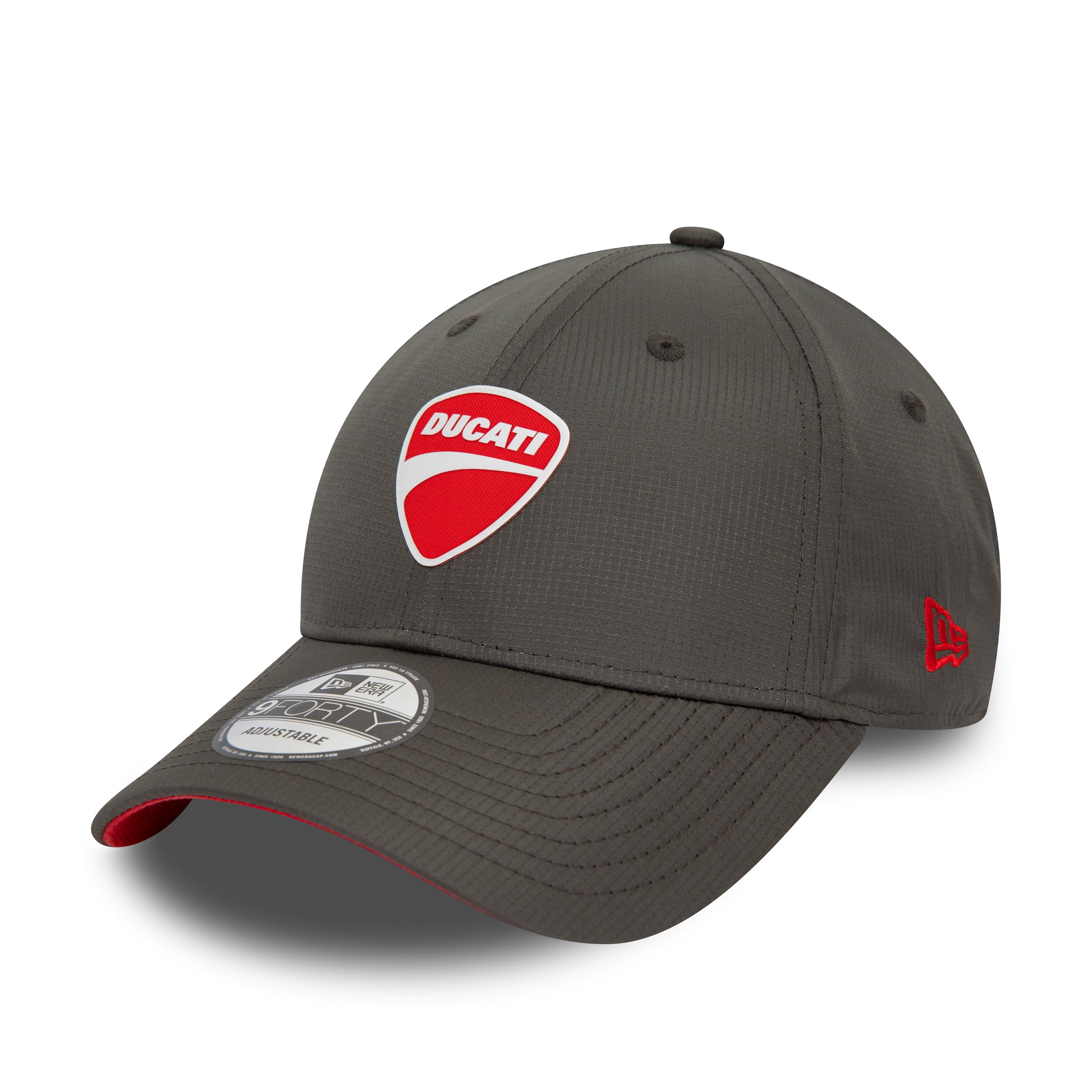 Ducati Ripstop 9Forty Cap Adults - Grey/Scarlet