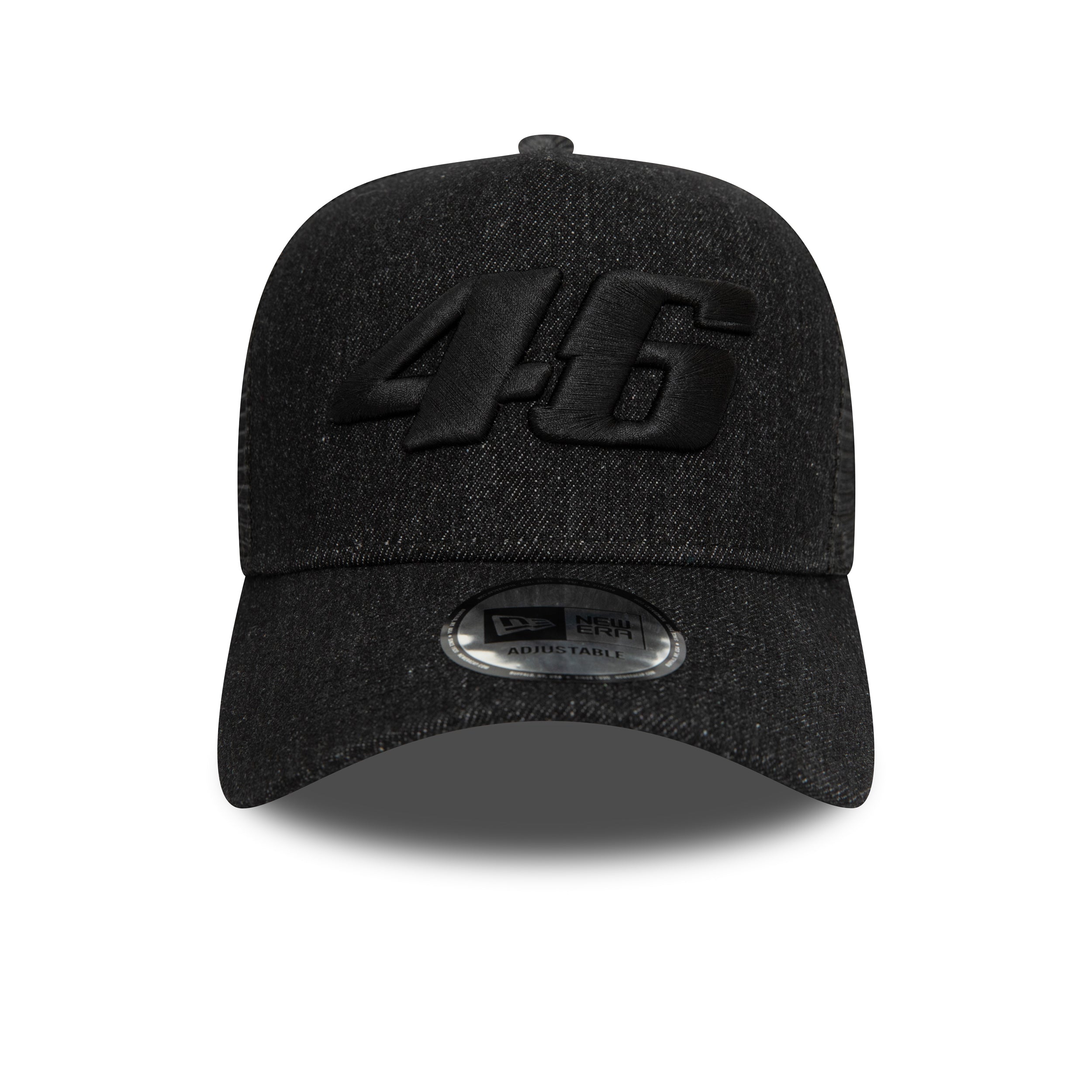 VR46 Denim Trucker Cap Adults - Grainy Black
