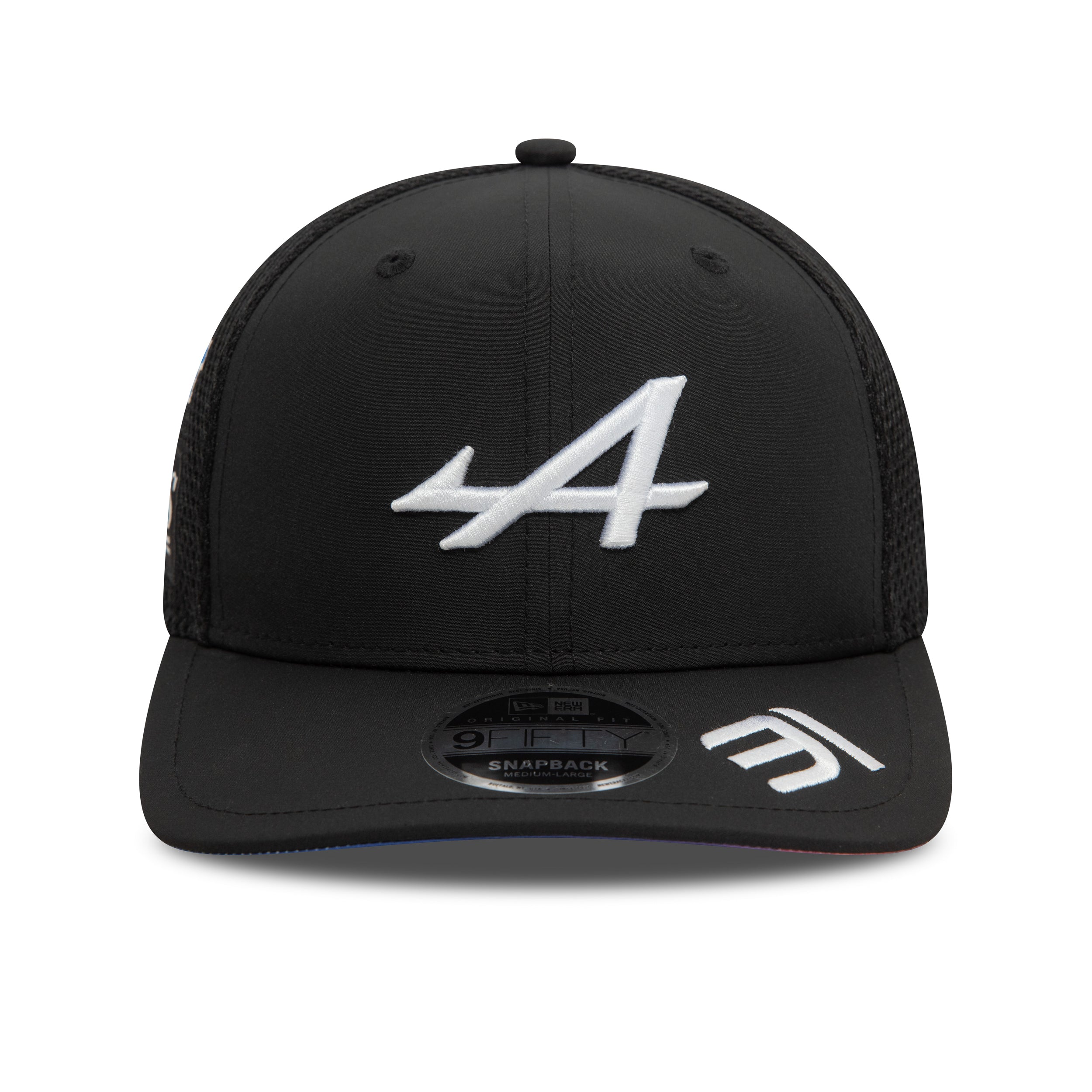 Alpine F1 Estaban Ocon 9Fifty Cap Pre Curve Cap Adults - Black