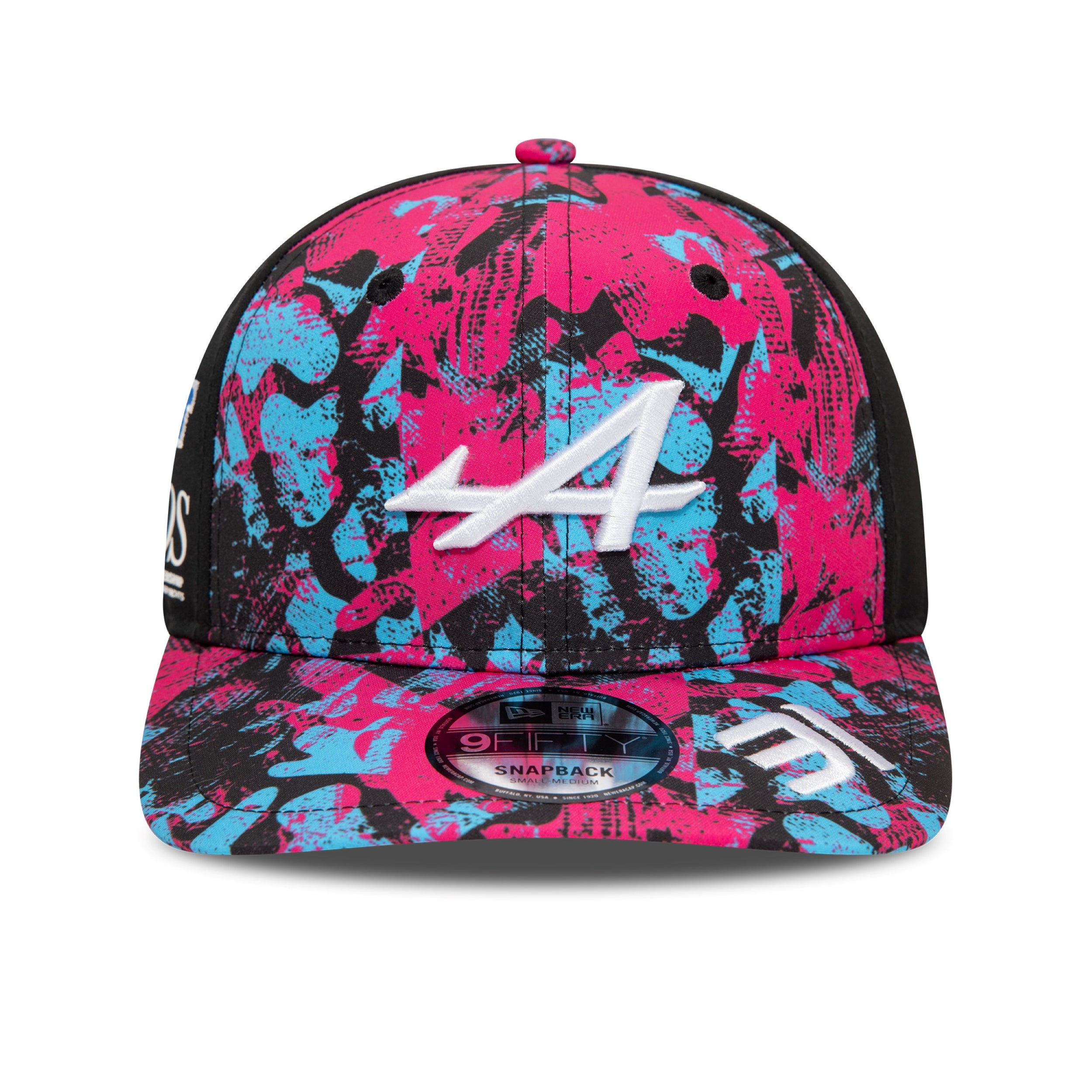 Alpine F1 Estaban Ocon Silverstone 9Fifty Cap Pre Curve Cap Adults - Multicolour/Black