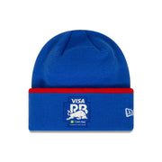 Visa Cash App RB F1 Logo Wide Cuff Knit Adults - Bright Blue