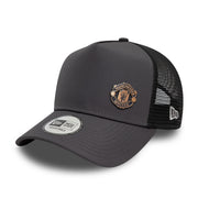 Manchester United Bronze Trucker Cap Adults - Dark Grey