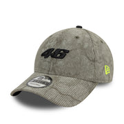 VR46 Pattern Cord 9Forty Cap Adults - Grey/Neon Yellow