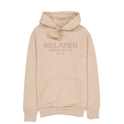 McLaren Racing F1 Wordmark Logo Oversized Hoodie Adults - Taupe