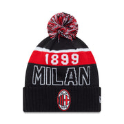 AC Milan Sport Beanie Adults - Black/Scarlet