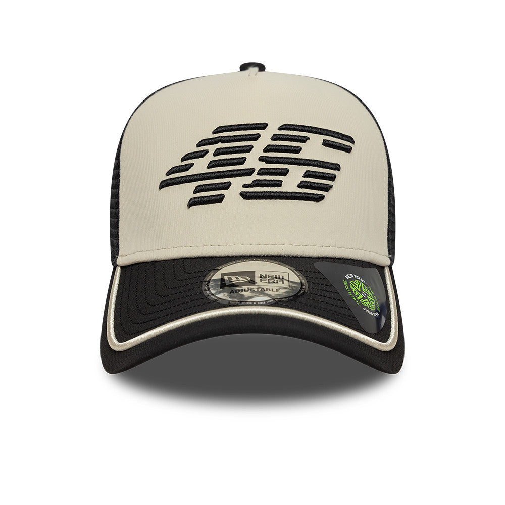 VR46 Recycled Stripe Trucker Cap Adults - Grey/Black