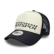 Tottenham Hotspur Puff Word Mark Trucker Cap Adults - Navy
