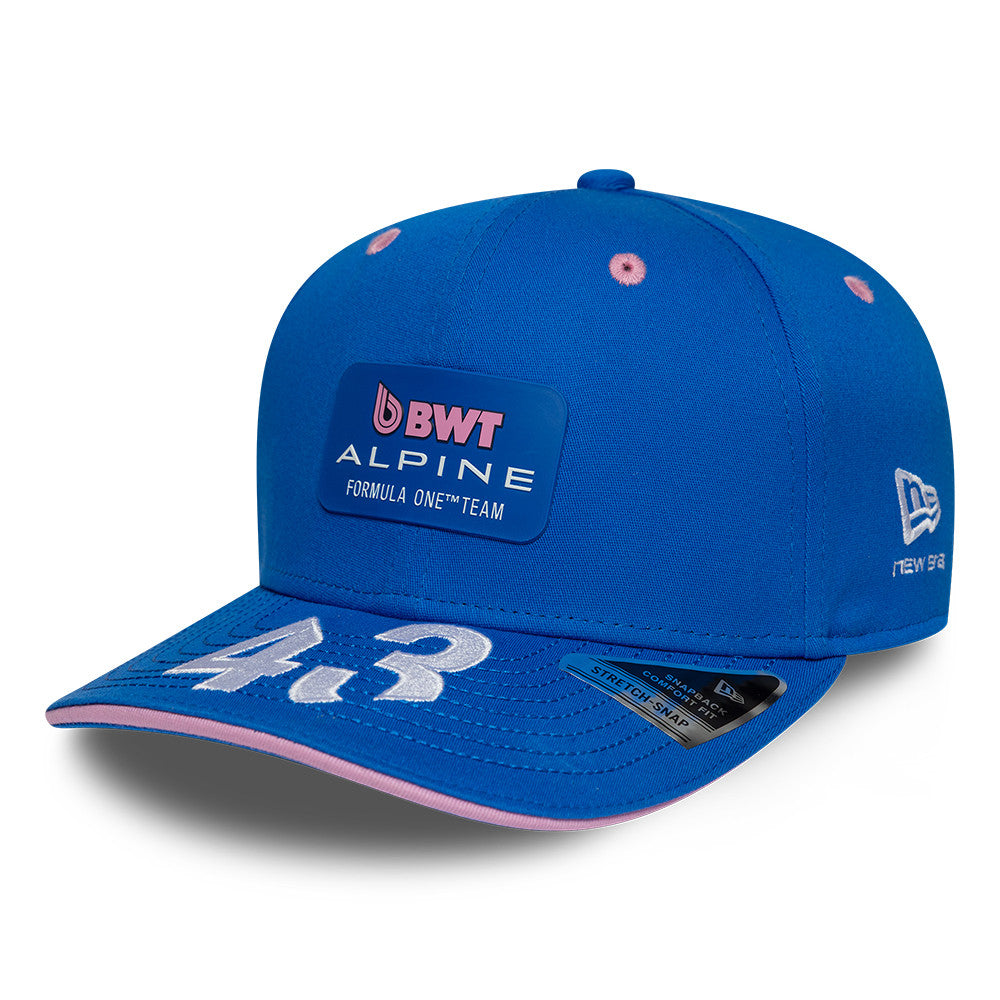 Alpine F1 Team 2026 Franco Colapinto 9Seventy Cap Stretch Snap Adults - Bright Blue/Pale Pink