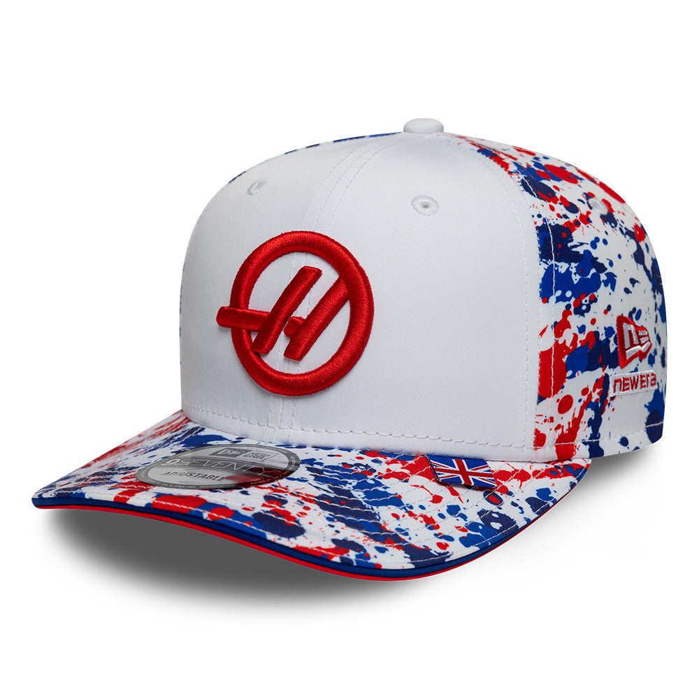 Haas F1 Team 2026 Silverstone 9Seventy Cap Stretch Snap Adults - White