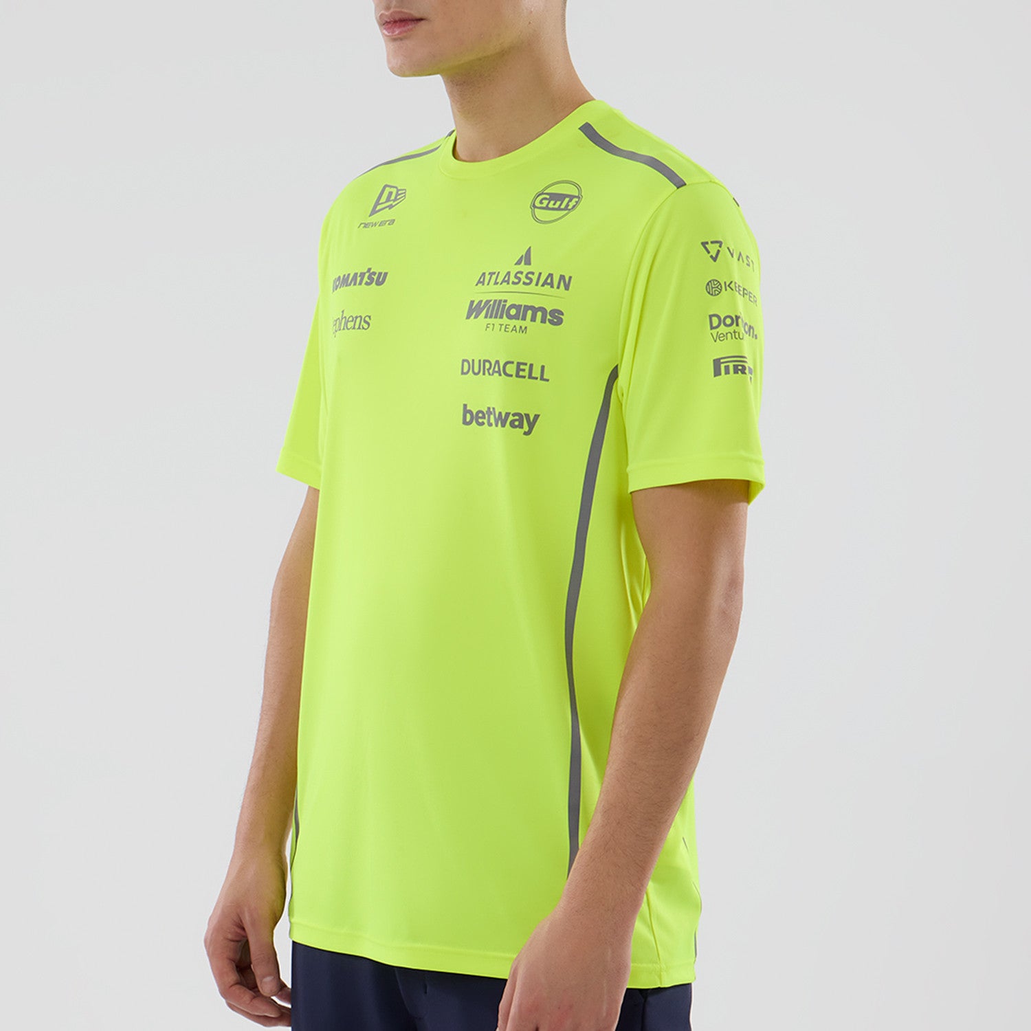 Williams F1 Team 2026 Set Up Tee Mens - Yellow