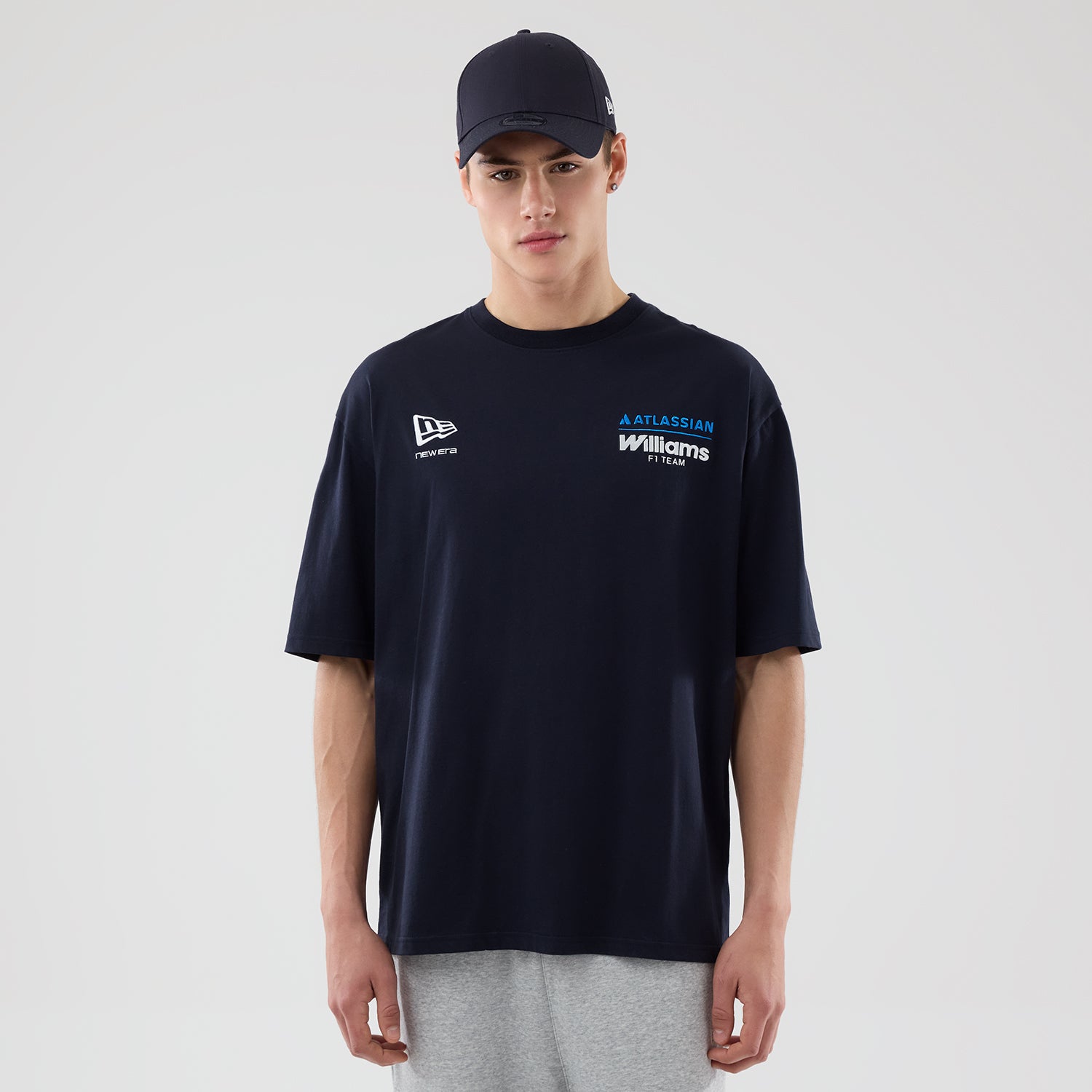Williams F1 Silverstone Oversized Tee Adults - Night Shift Navy