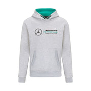 Mercedes AMG Petronas Mens Logo Hooded Sweat