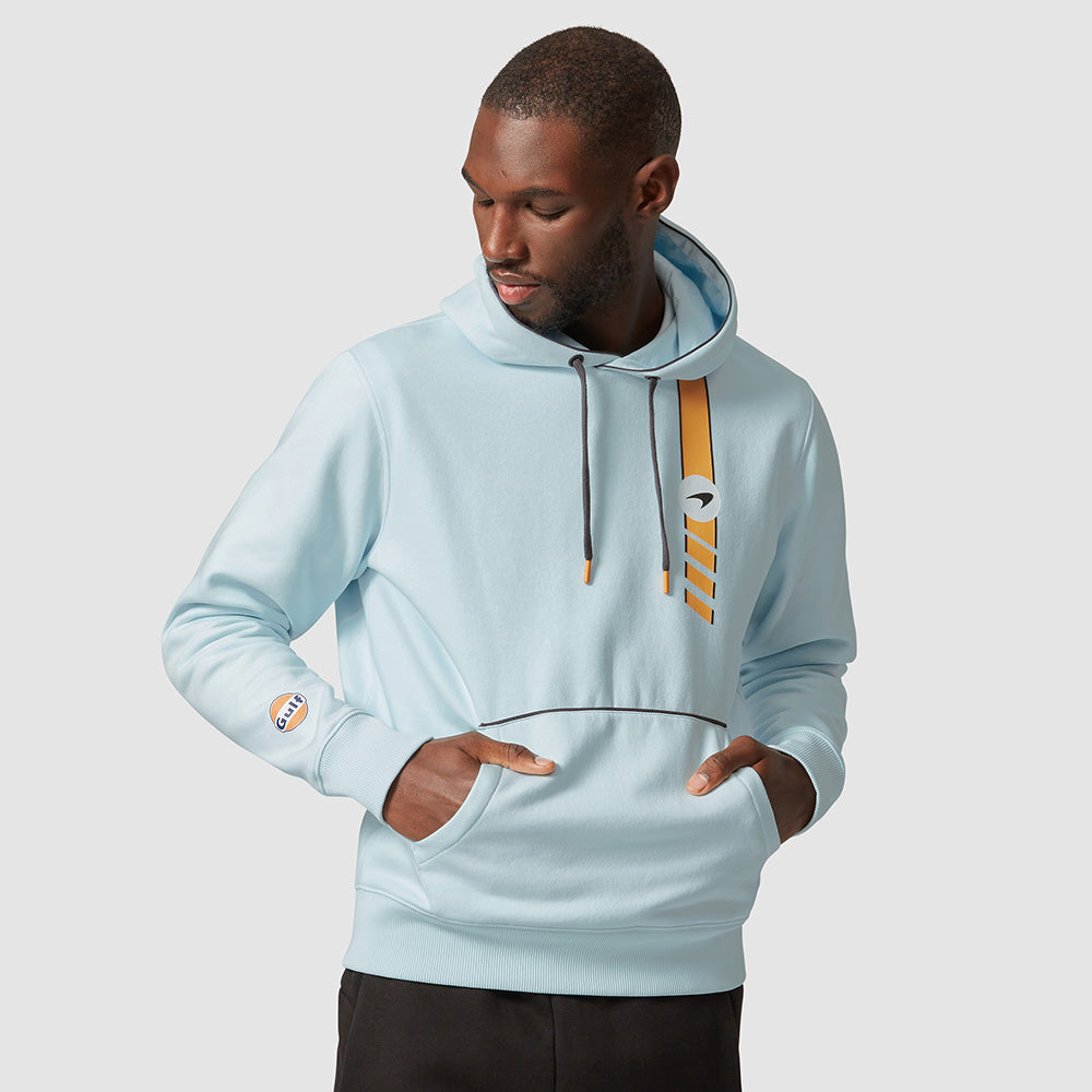 McLaren Racing F1 Gulf Racing Stripe Hooded Sweat