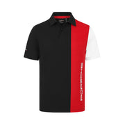 Porsche Motorsport Stripe Polo Mens - Black