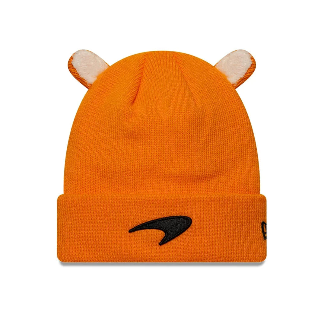 McLaren Racing F1 Ears Cuff Beanie Child - Papaya