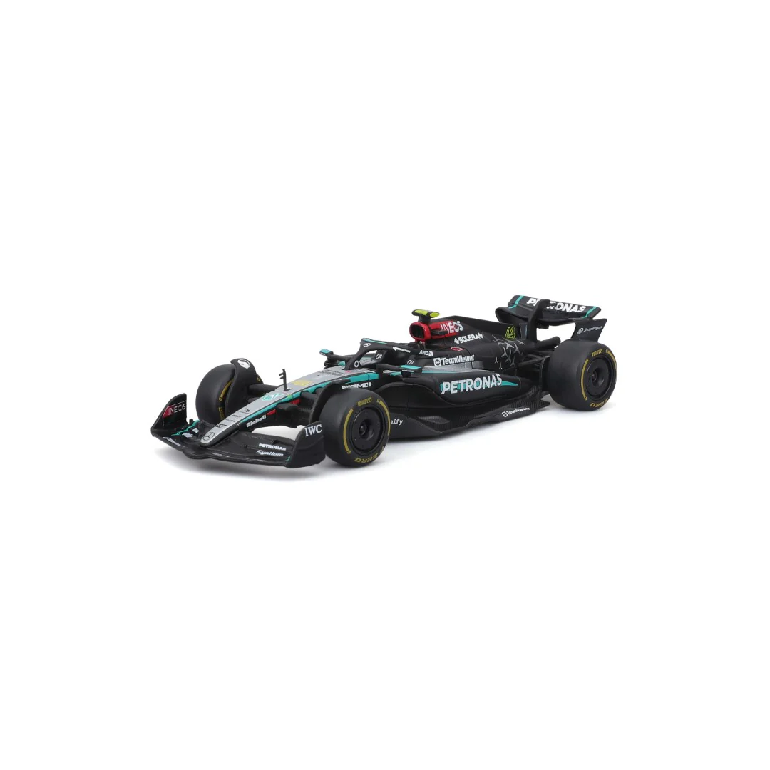 Bburago Mercedes AMG Petronas F1 W15 Lewis Hamilton 44 Model Car Unisex - Black - 1:43 Scale