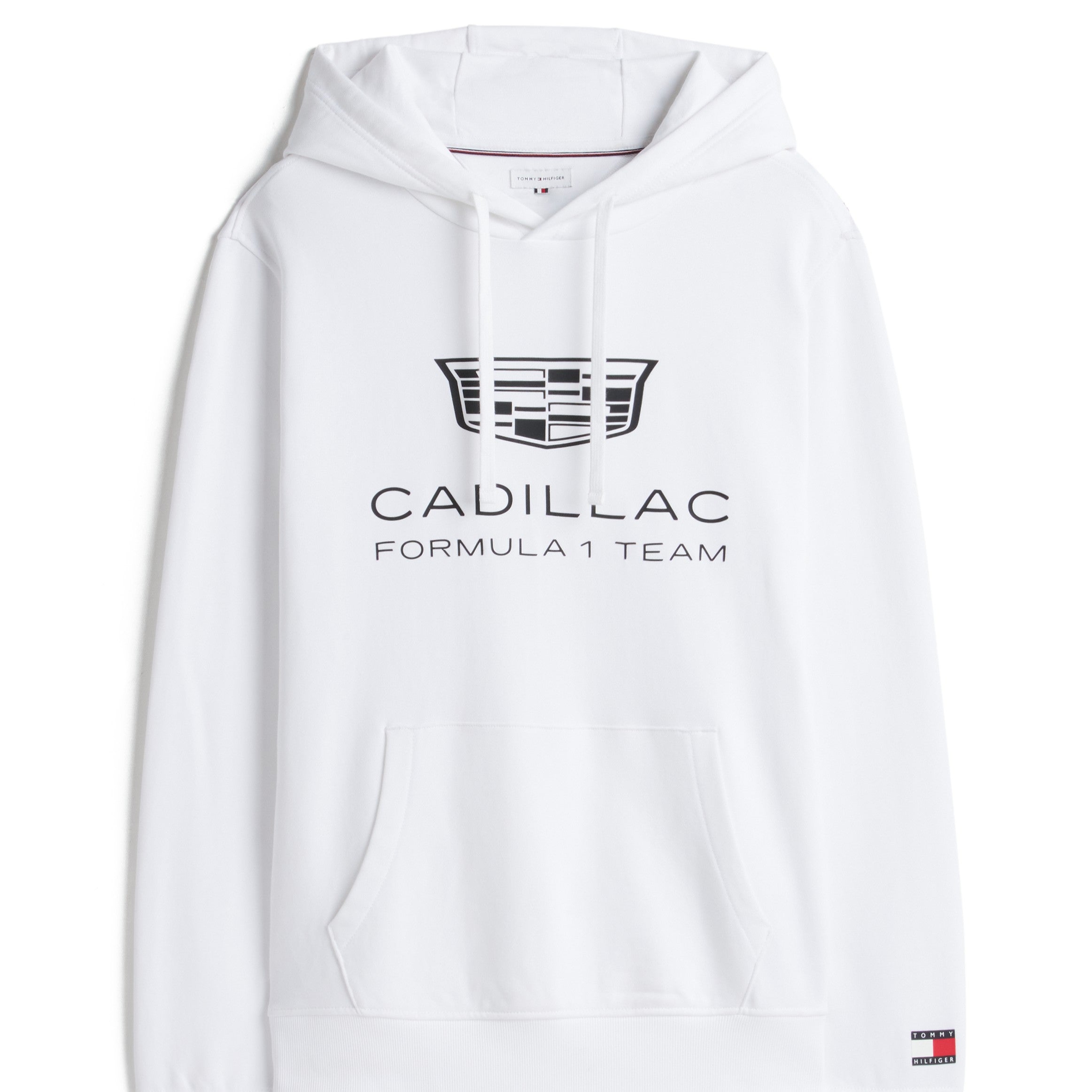 Cadillac F1 X Tommy Hilfiger Shield Hoodie Mens - White