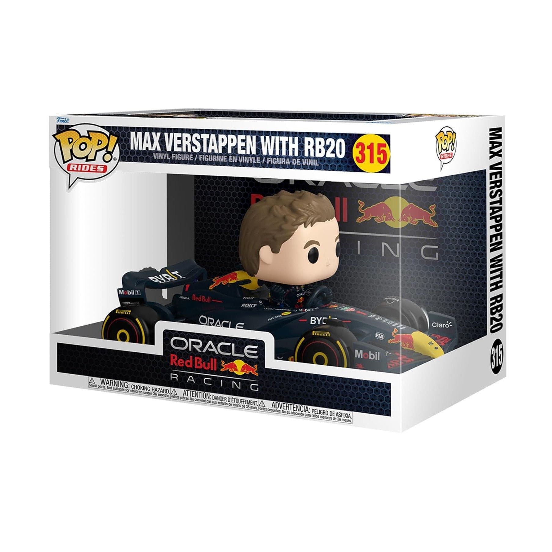 Funko Pop! #315 Red Bull Racing Max Verstappen With RB20 World Champion Mini Figure Adults - Navy