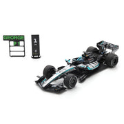 Spark Mercedes AMG Petronas F1 Team W17 George Russell 2026 Australian GP Winner Car With Pit Board Adults - Black - 1:43 Scale