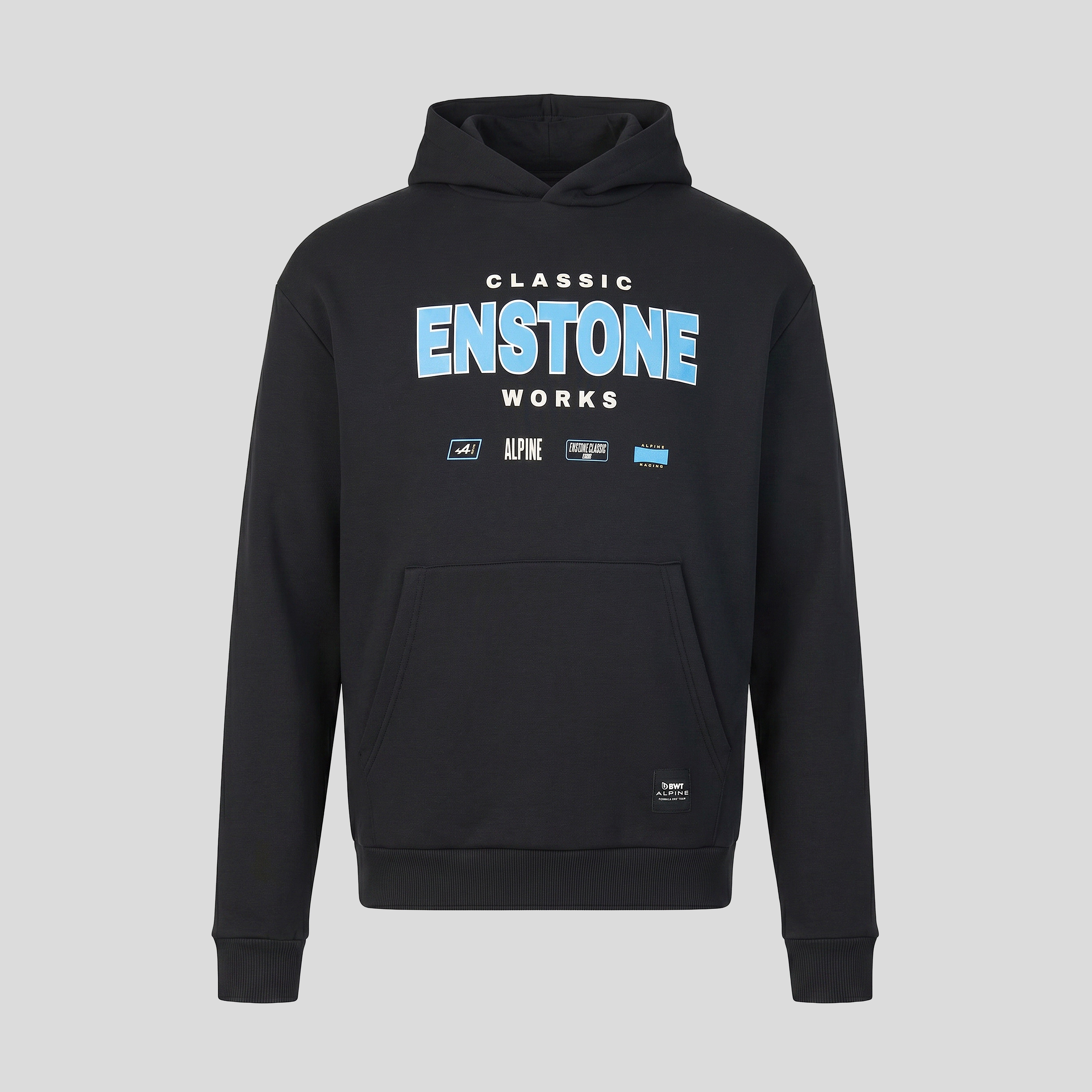 Alpine Classic F1 Overhead Hoodie Unisex - Black Beauty