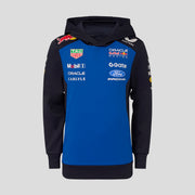 Red Bull Racing F1 Team 2026 Overhead Hoodie Kids - Night Sky / Surf The Web