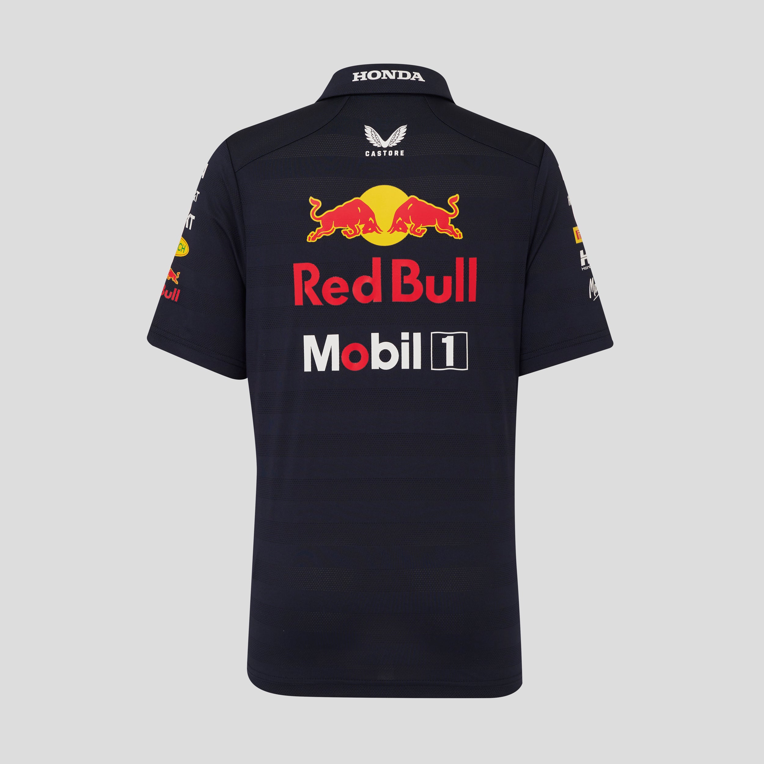 Red Bull Racing F1 Team 2025 Short Sleeve Polo Shirt Kids - Night Sky