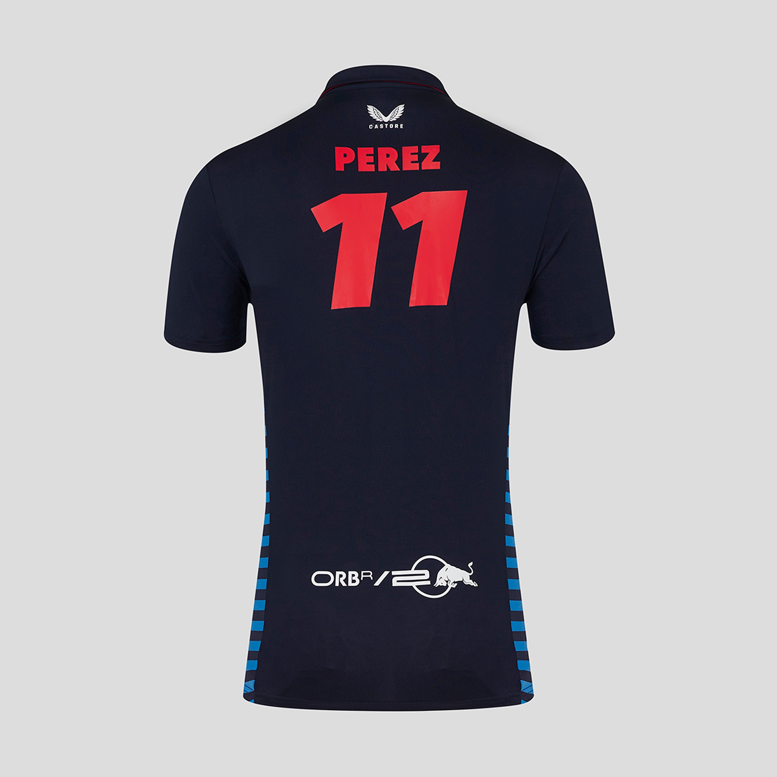 Red Bull Racing F1 Team 2024 Short Sleeve Polo Shirt Sergio 'Checo' Perez Mens - Night Sky