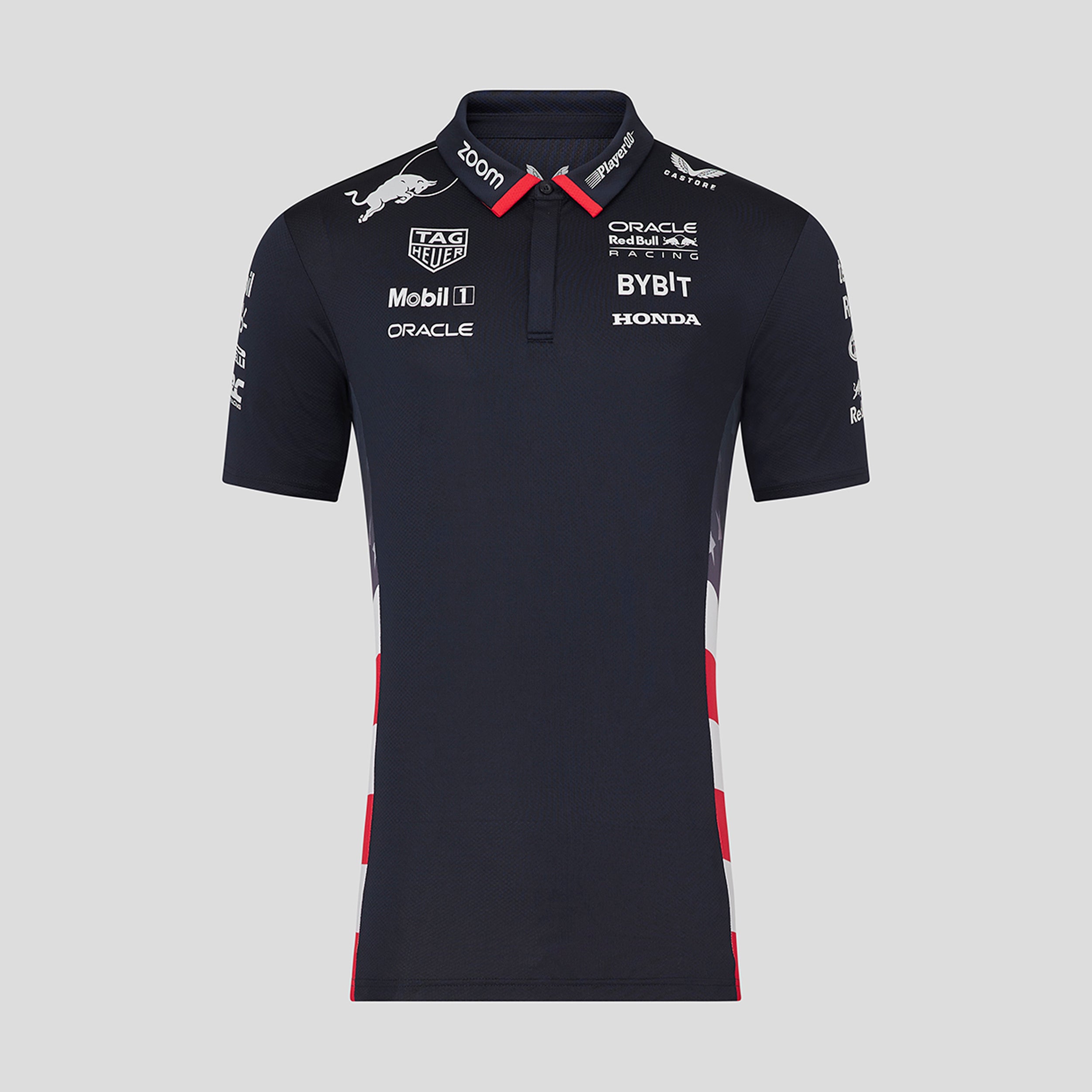 Red Bull Racing F1 Team 2024 America Race Team 2024 Polo Mens - Night Sky